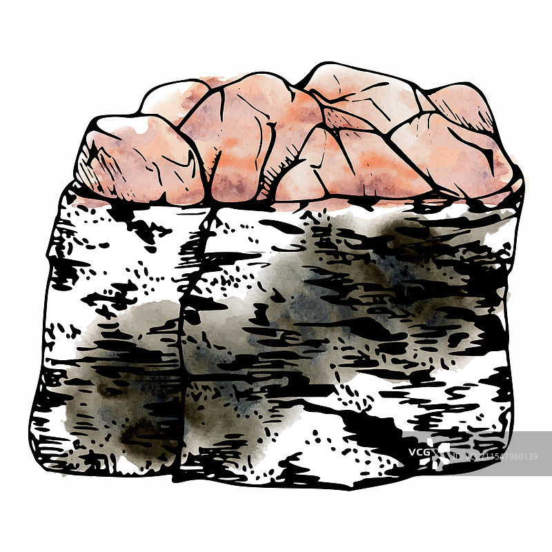 传统日本料理军舰寿司海苔图片素材