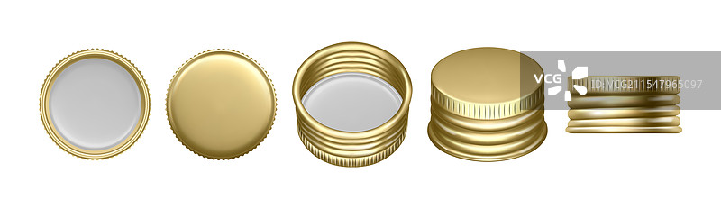 瓶子螺旋盖真实罐子盖图片素材