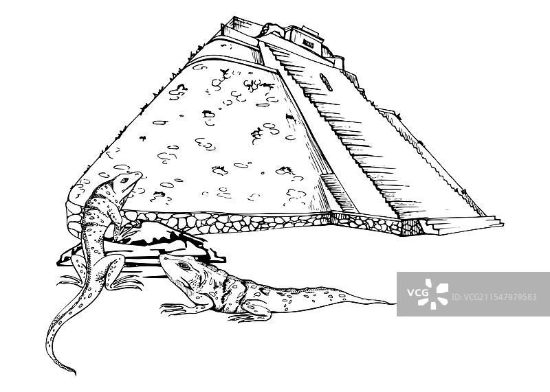 美索不达米亚阿兹特克埃及古代纪念碑石头图片素材