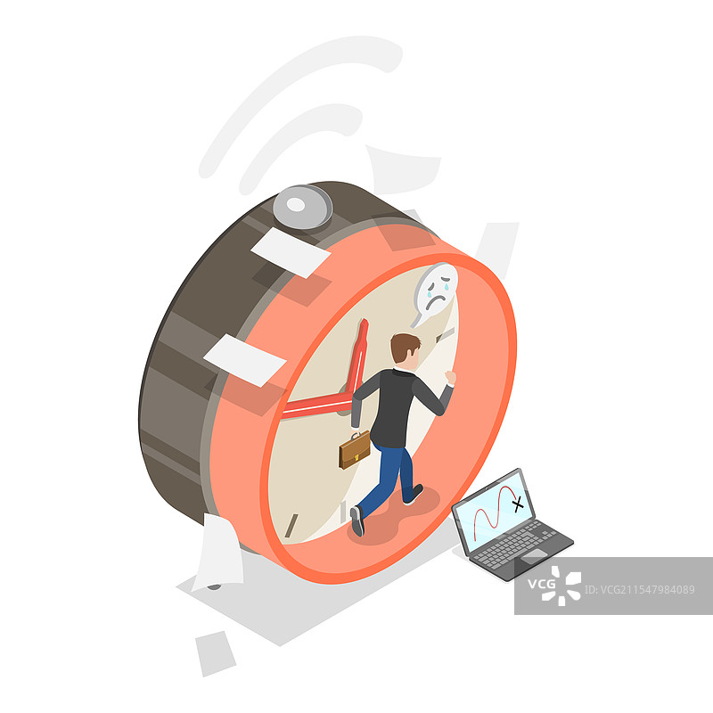 3D等距平面图的压力分布图片素材