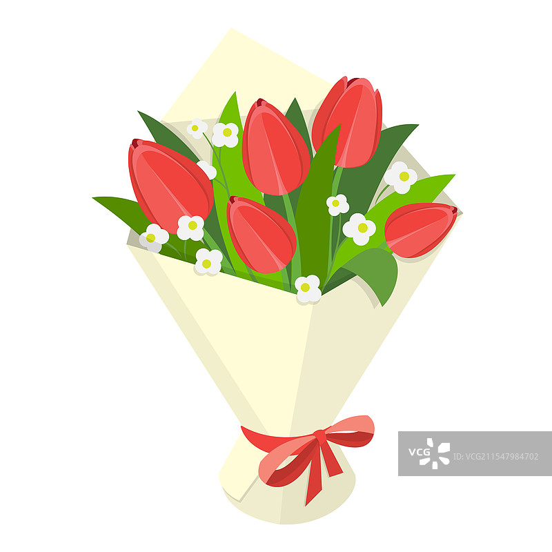 3D等距平面花束组合图集图片素材