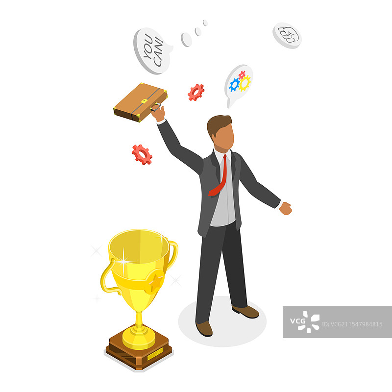 3D等距平面图的创意图片素材