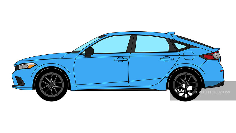 本田思域 2022 第十一代图片素材