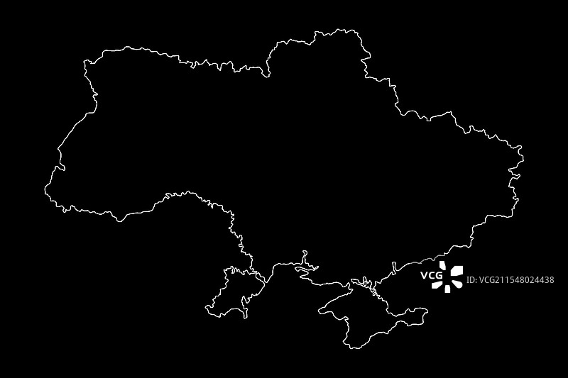 乌克兰领土与克里米亚接壤图片素材