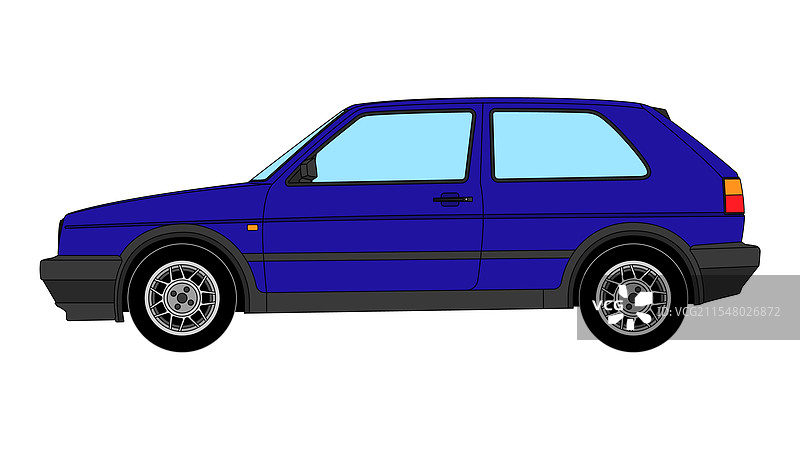 1983年大众高尔夫MK2图片素材