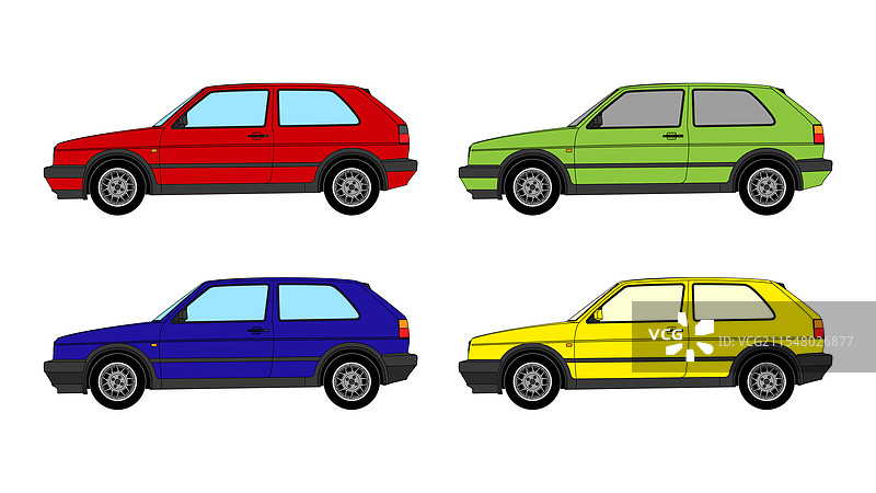 1983年大众高尔夫MK2图片素材