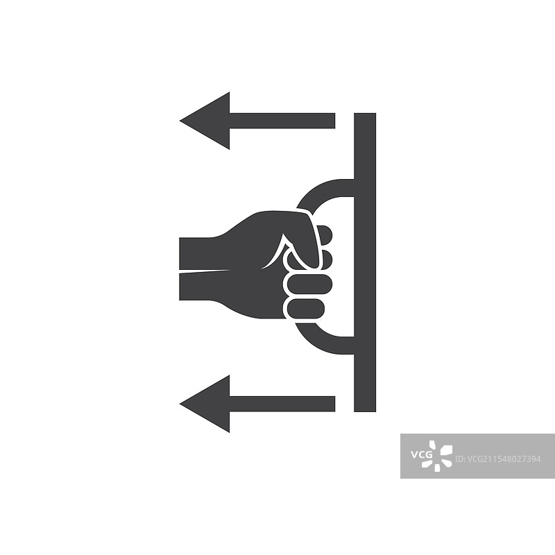 拉动标志图标元素设计模板图片素材