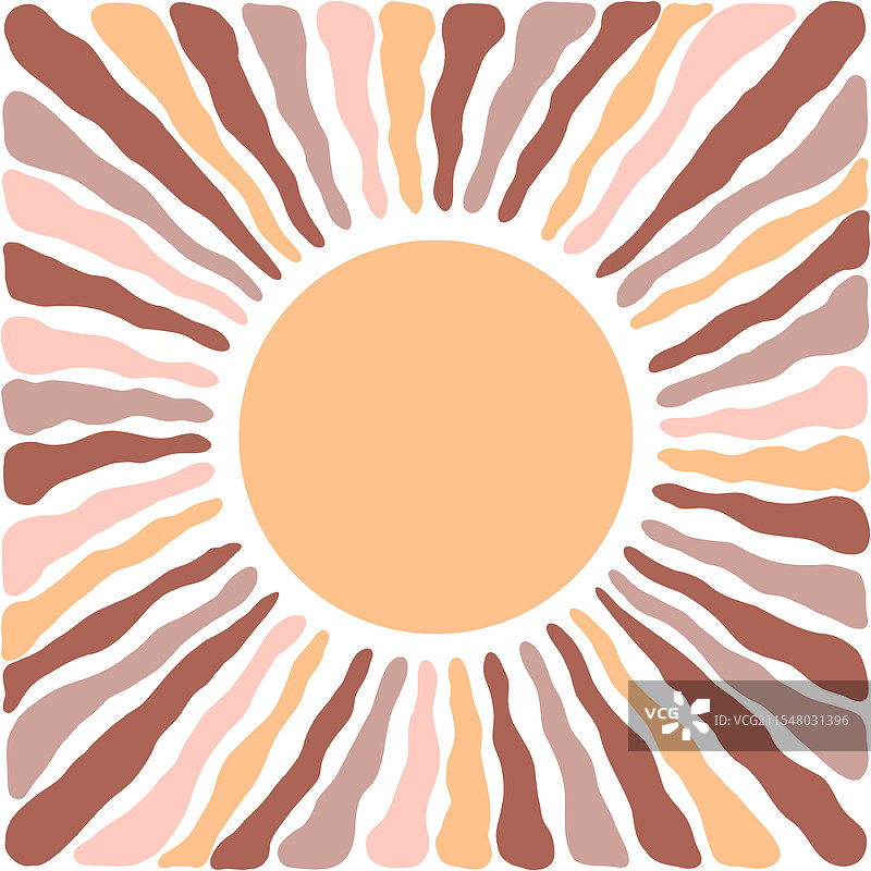 波希米亚风格的太阳图片素材