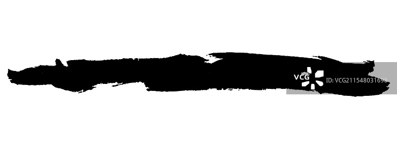 黑色磨砂笔触孤立在白色背景上图片素材