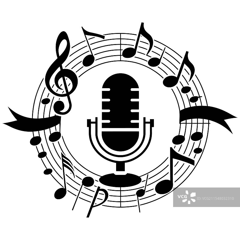 优雅的音乐标志图片素材