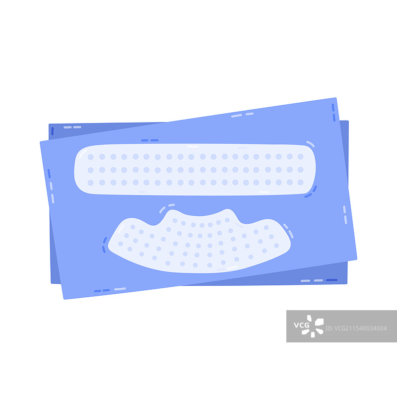 可爱的卡通牙齿美白条纹组合图片素材