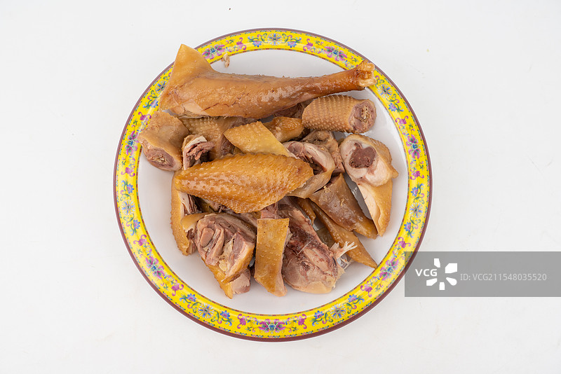 河南特色美食桶子鸡图片素材