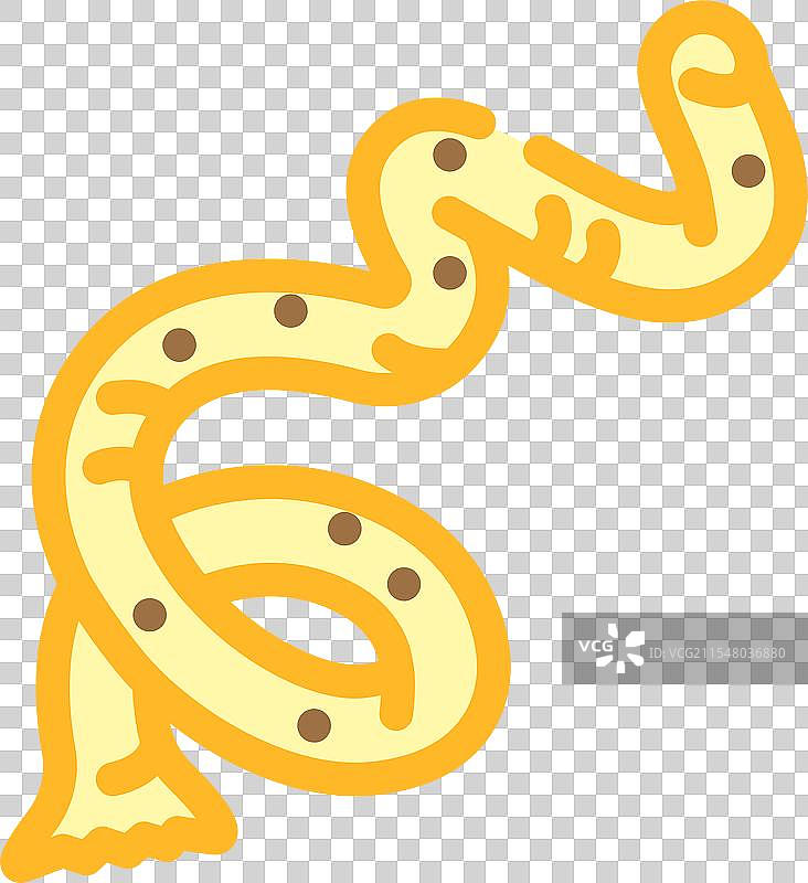 寄生虫蠕虫彩色图标图片素材