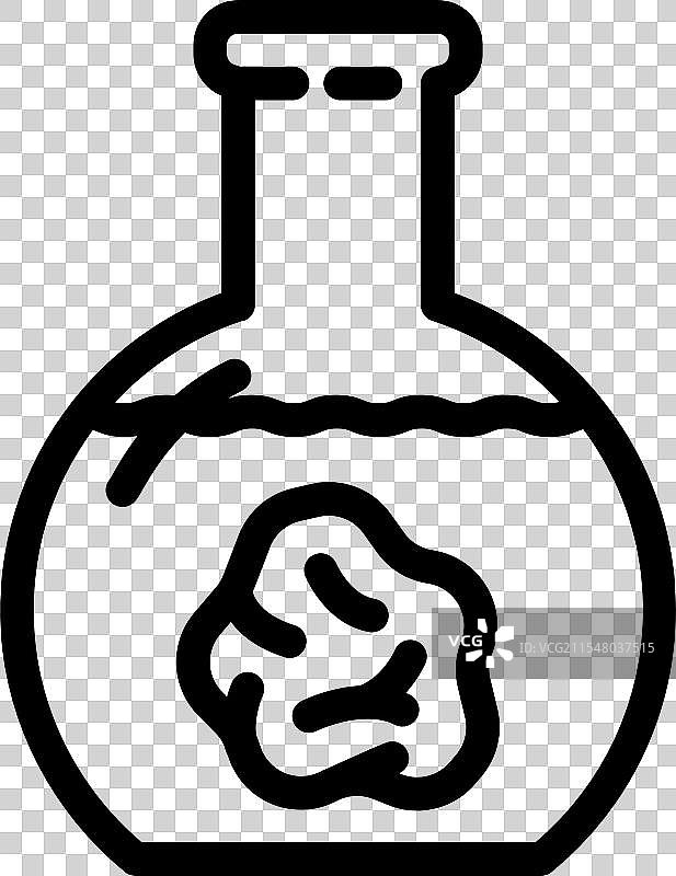 癌症治疗研究线条图标图片素材