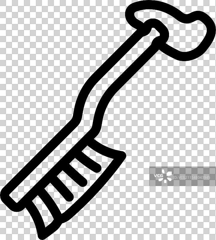 去角质刷水疗治疗线条图标图片素材