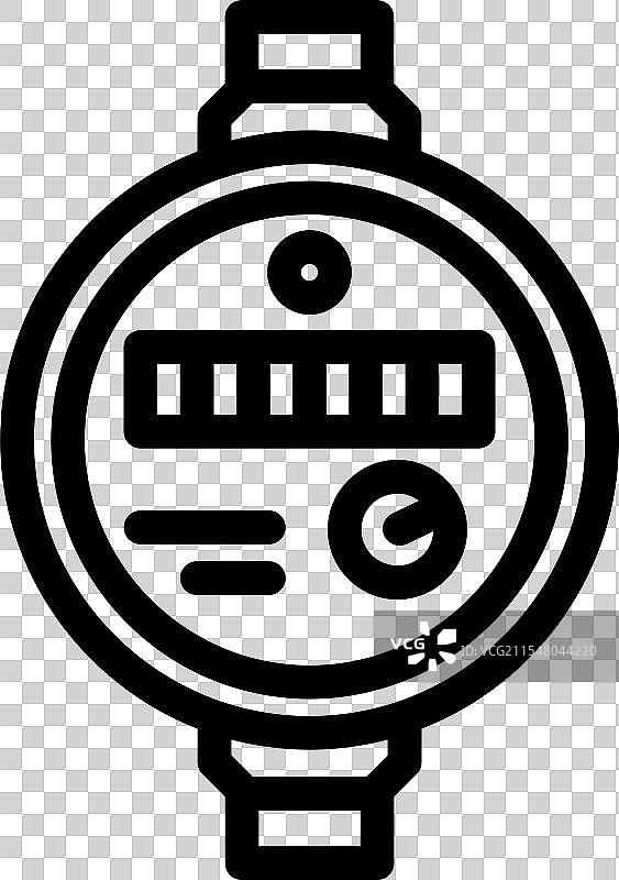水表节水线条图标图片素材