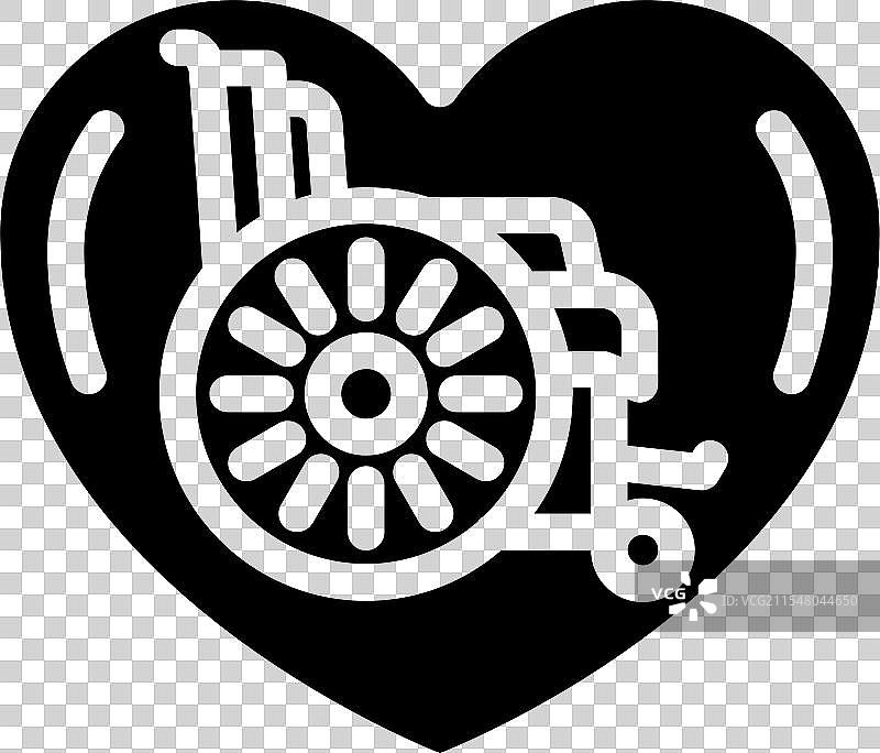 癌症治疗的姑息护理图标图片素材