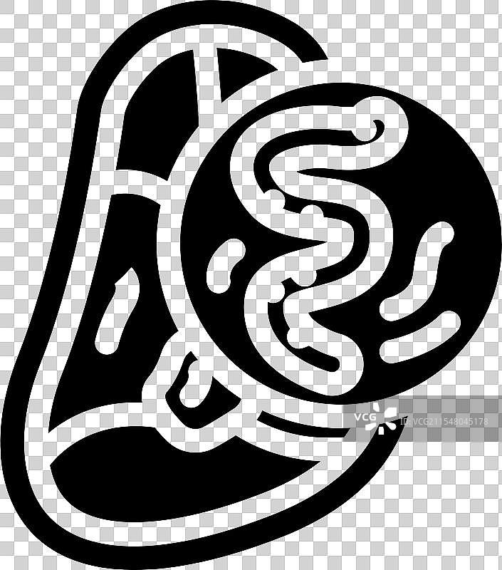 蠕虫肉寄生虫图标图片素材