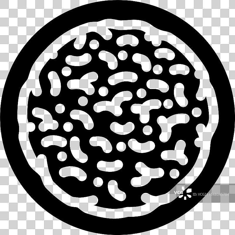 生食主义者的格兰诺拉图标图片素材