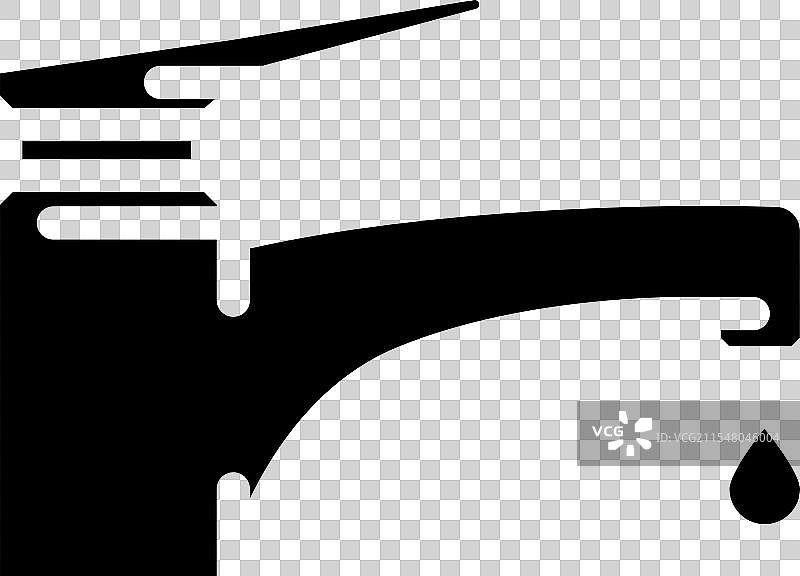 节水滴水水龙头图标图片素材