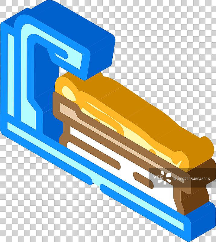 放射治疗癌症治疗等距图标图片素材