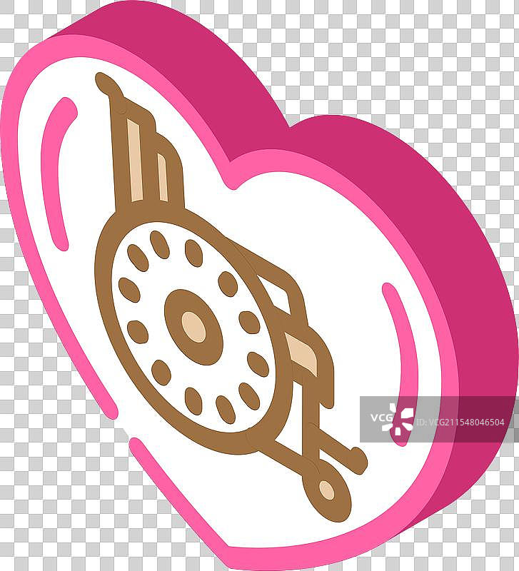 癌症治疗的姑息护理等距图标图片素材