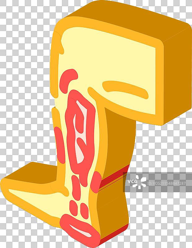 家庭伤害事故的切割伤等距图图片素材