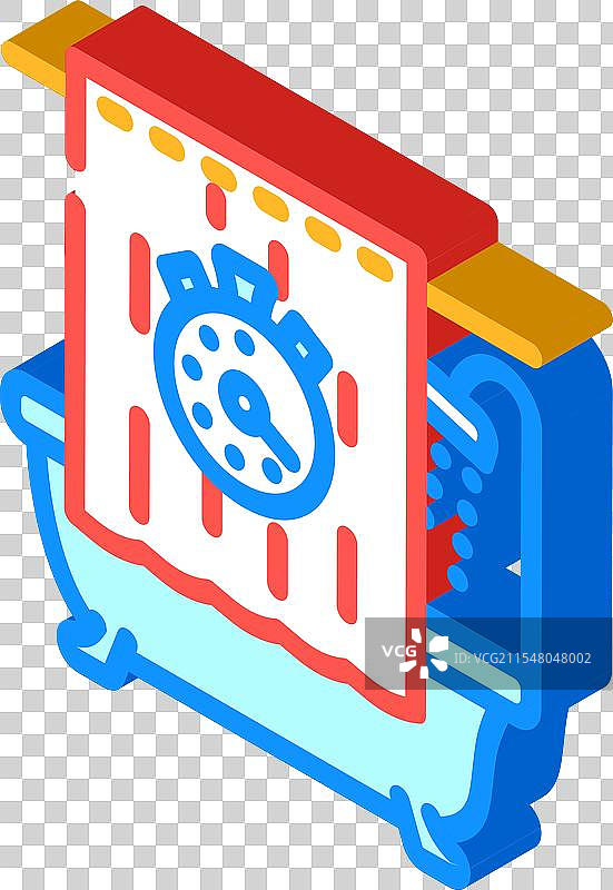 节水短时间淋浴等距图标图片素材