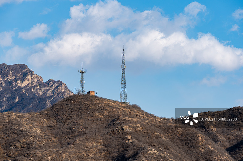 河北省保定市阜平县大台乡大台村自然风光图片素材