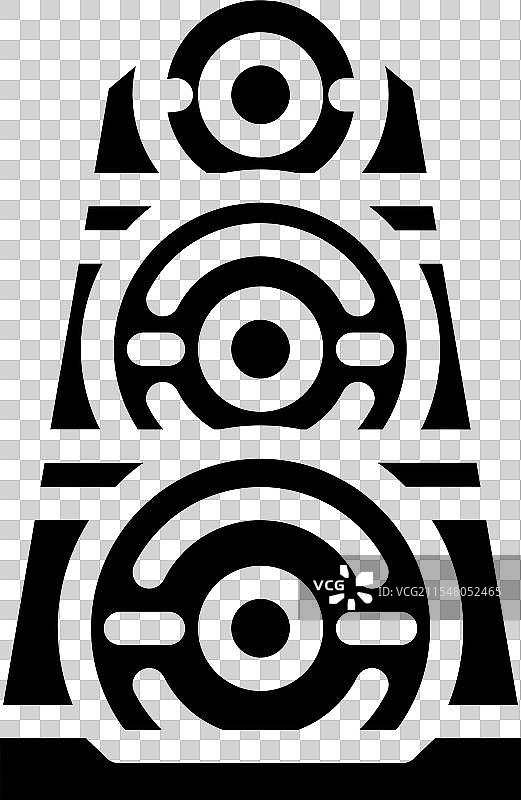 健身器材的哑铃图标图片素材