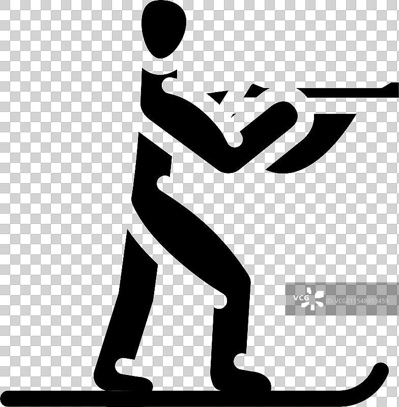 冬季两项运动图标图片素材