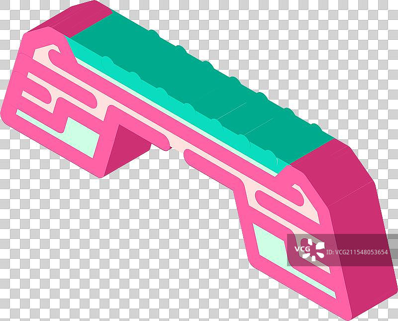 等距图标的健身踏板工具图片素材