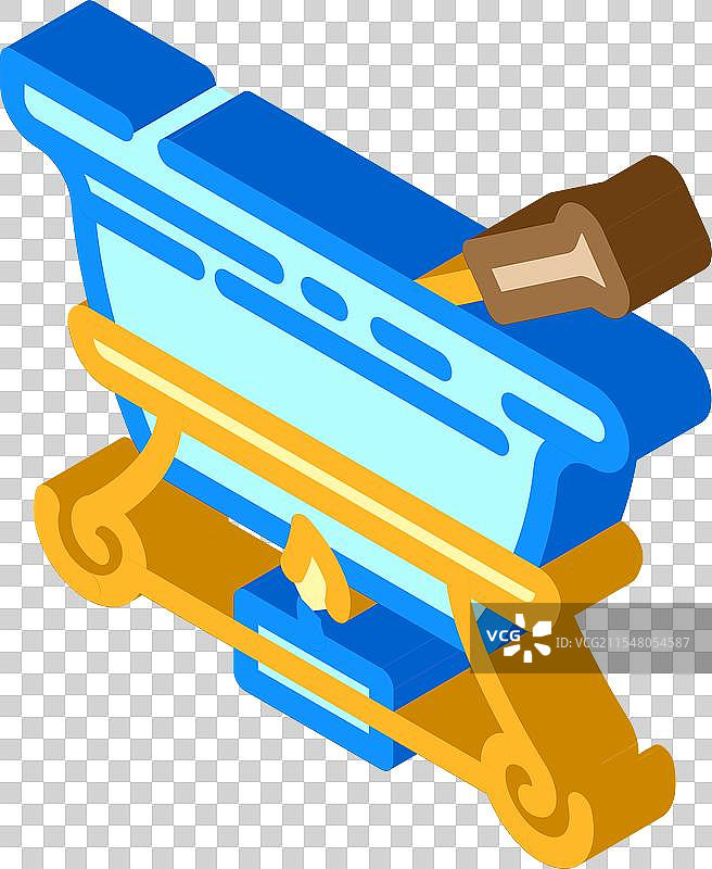 冬季火锅派对等距图标图片素材