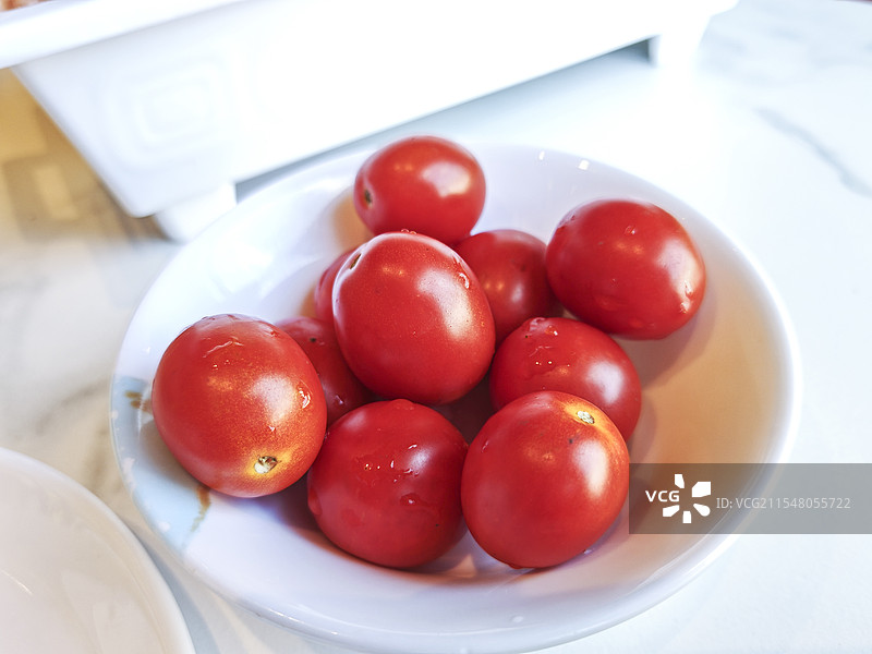 绿色健康水果圣女果西红柿图片素材