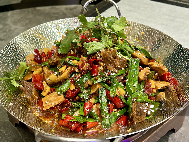 美味的四川干锅图片素材