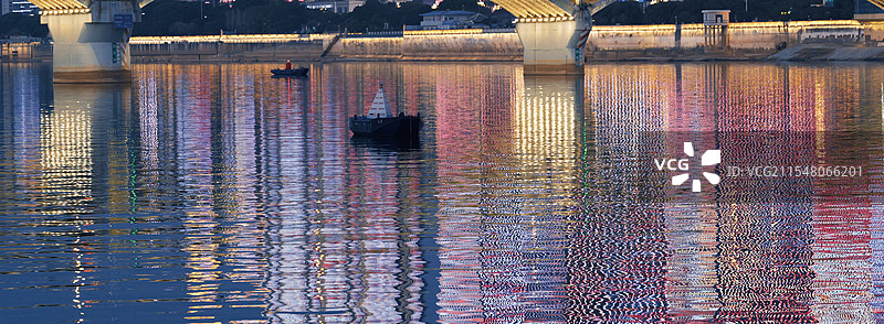 长沙湘江夜景图片素材