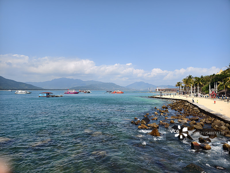 分界洲岛的岸边图片素材