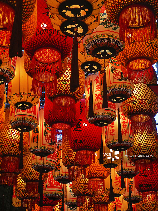 新年灯笼，年年有余图片素材