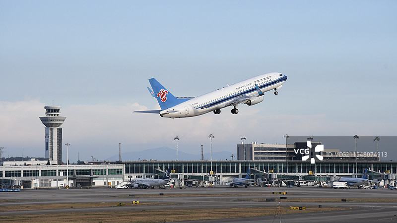 中国南方航空福州机场图片素材