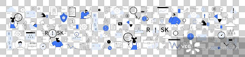 全面风险管理与分析图片素材