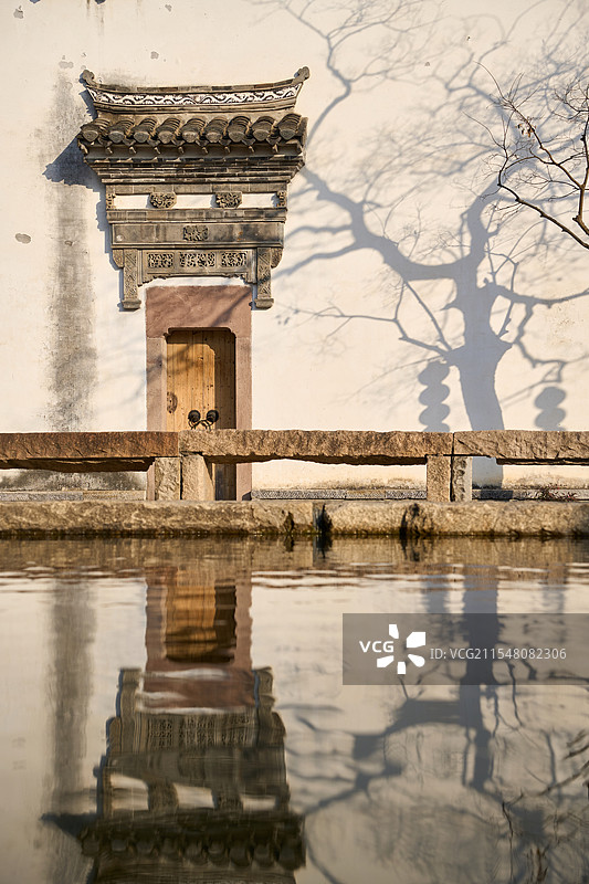 广富林文化遗址，集贤坊，徽派建筑图片素材