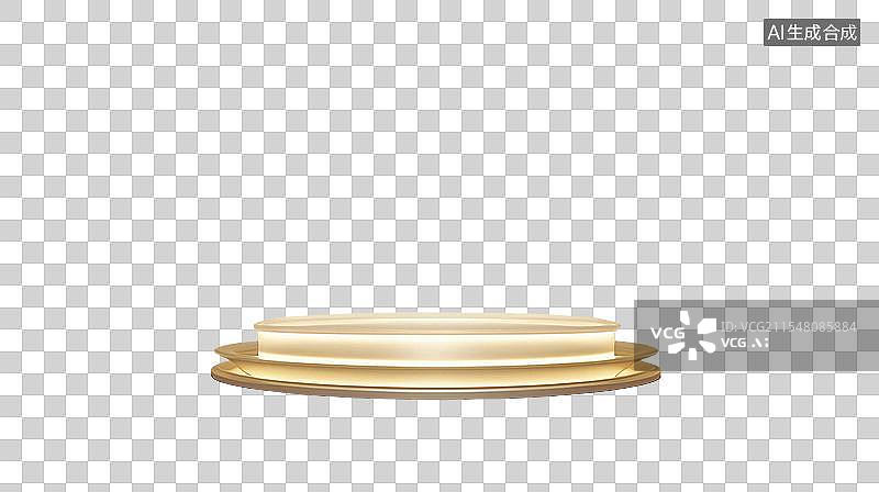 【AI数字艺术】现代金色舞台电商产品展台免抠图形图片素材