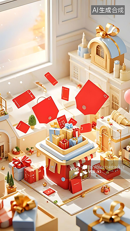 【AI数字艺术】购物节海报图片素材