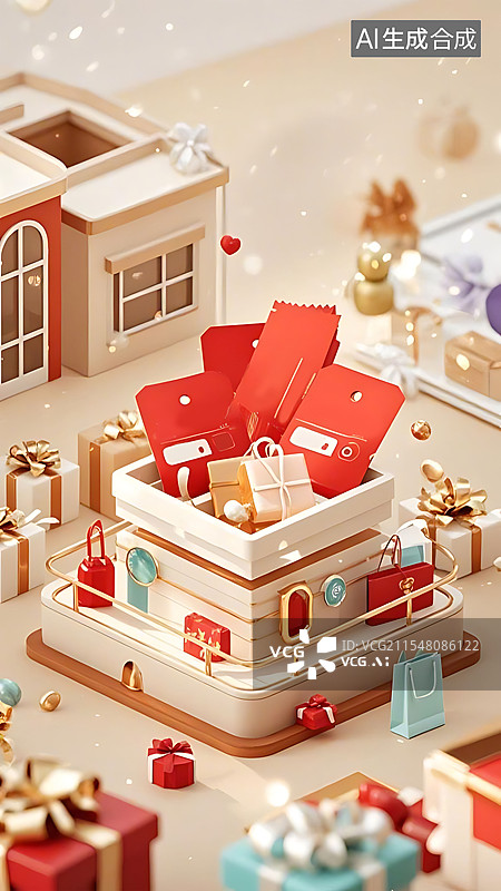 【AI数字艺术】购物节海报图片素材