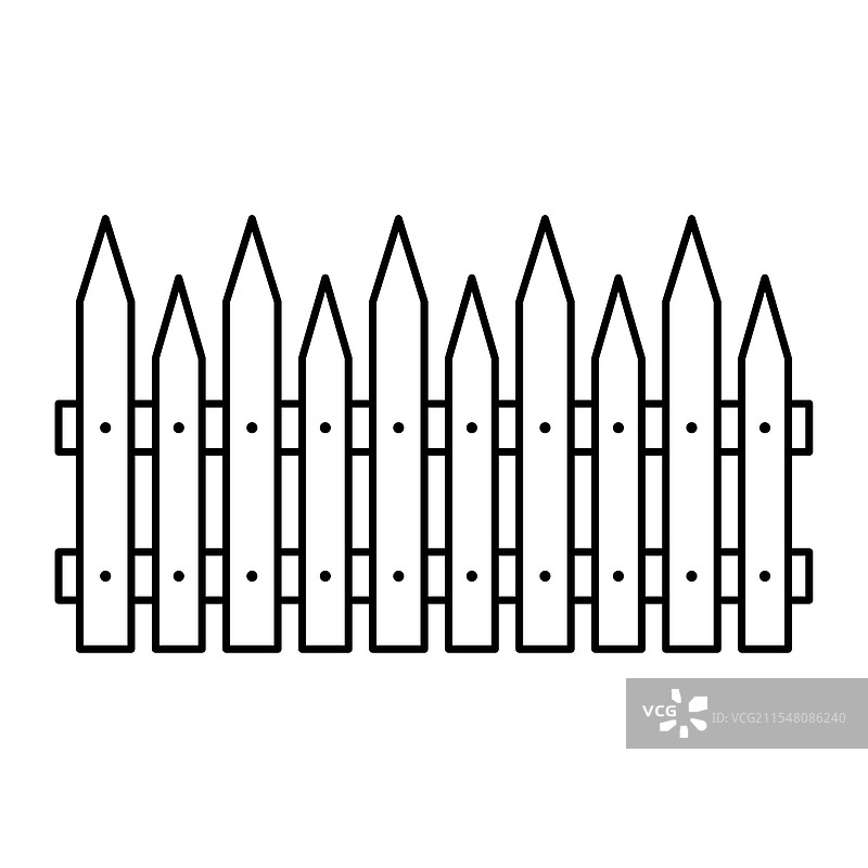 木栅栏图片素材