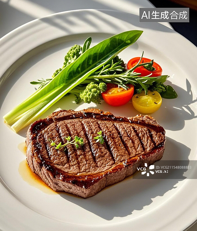 【AI数字艺术】超美味的牛扒图片素材