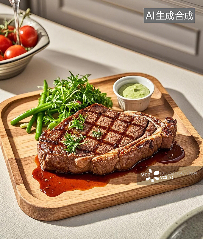 【AI数字艺术】超美味的牛扒图片素材