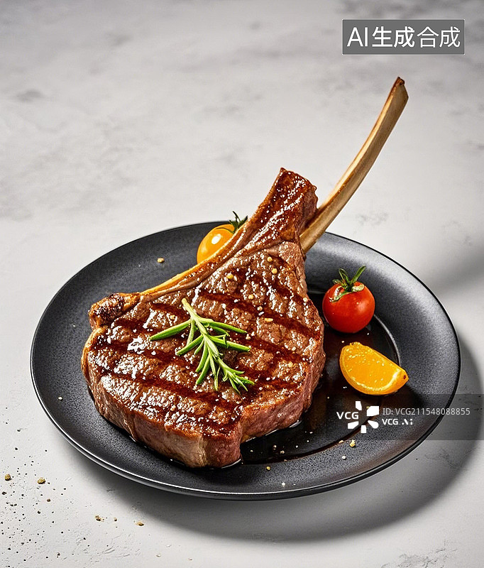 【AI数字艺术】超美味的牛扒图片素材