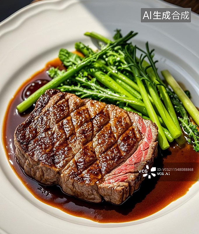 【AI数字艺术】超美味的牛扒图片素材