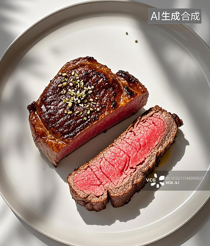 【AI数字艺术】超美味的牛扒图片素材